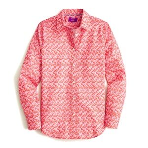J. CREW x LIBERTY Slim Fit Button Down Shirt in Toutouayette Floral Print - 8